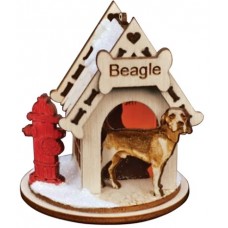Ginger Cottages K9 Wooden Ornament - Beagle